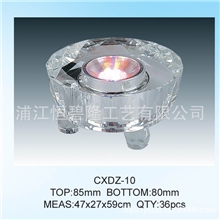 水晶灯底座LED旋转灯座水晶工艺品浦江水晶