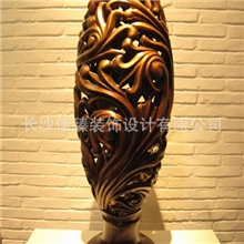 酒店装饰艺术宫灯创意雕塑酒店一站式服务