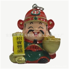 【力鸿工艺品】供应财神爷树脂工艺摆件创意礼品批发