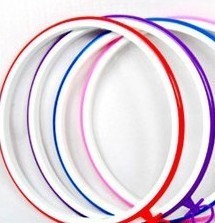 刺绣工具小号内径18cm十字绣绣绷丝带绣绣绷颜色随机发