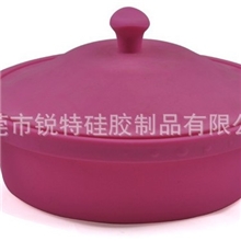 折叠硅胶蒸锅硅胶碗硅胶食物盒硅胶厨房用品硅胶厂家