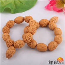 橄榄核雕橄榄核手串批发橄榄核十八罗汉手链