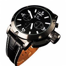 外贸系列男士个性时尚手表大表盘石英表欧美热卖装饰男表5203