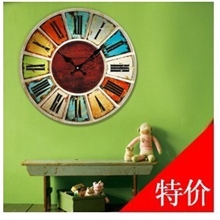 地中海大号挂钟欧式客厅挂钟静音钟表挂表时尚创意钟表特价D