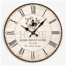 欧式地中海风格贴纸钟面挂表挂钟台湾太阳机芯A021