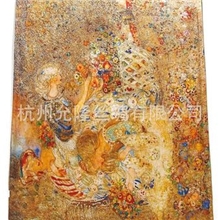 允隆厂家直销新品真丝拉绒披肩防晒高档真丝披肩真丝数码喷绘披肩