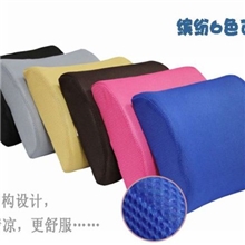 厂家直销慢回弹三明治网眼腰靠汽车记忆棉腰靠可贴牌