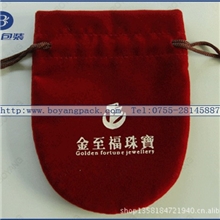 耐用实惠红色珠宝袋项链包装袋