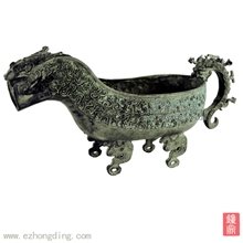 【钟鼎推荐】春秋后期盥洗、浇水用器青铜器兽型匜