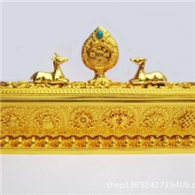 佛具厂家供应/双鹿法轮/八吉祥卧香炉/熏香炉/卧香炉居家香薰炉