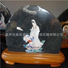 佛教画像观音摆件木化石硅化木木化石批发产地直销木化石价格