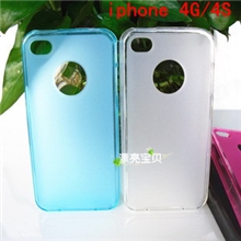 大量现货供应苹果iPhone4G彩色布丁套4S手机保护套清水套