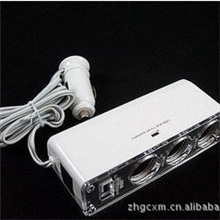 *车载点烟器*汽车点烟器*一分三点烟器*一拖三带USB接口