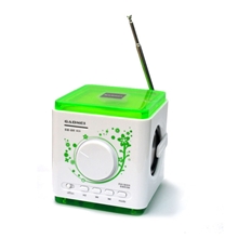 佳的美便携数码插卡小音箱乐立方M20带FM收音功能