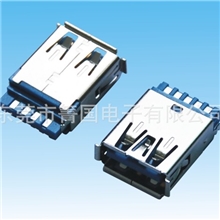 USB3.0ATYPE焊线式母座连接器