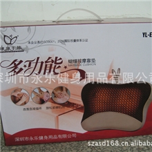 供应加热按摩枕揉捏推拿6个按摩头叩击按摩器按摩垫