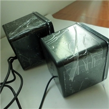 新款AV-009USB接口颜色粉黑迷你音响.USB音响，OEM电脑音响