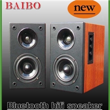 木质蓝牙音响，立体声蓝牙hifi，电脑桌面小音箱，读卡hifi箱
