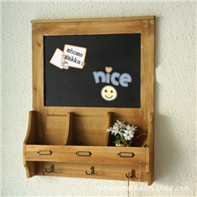 特价厂家直销zakka日单实木挂式用装饰留言黑板木色白色可选