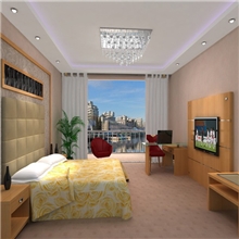 星级酒店床快捷经济型宾馆配套卧室家具厂特价hotelfurniture