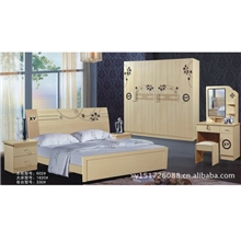 南康家具厂家批发现代简约实木家具中式实木双人床2米特价促销