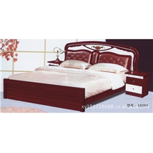 【板式家具】卧室家具双人床1.8米板式高档套房实木大床厂家批发