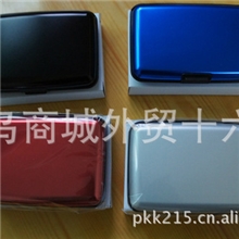 现货供应欧美TV防水防磁金属卡包、铝制卡盒、名片盒、钱夹