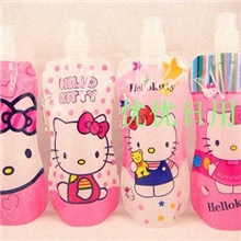 HelloKitty折叠水瓶/折叠水袋/水壶/折叠水杯广告促销礼品