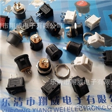 厂家直销360度小风扇卡式电源插座DC插座10*15船型开关