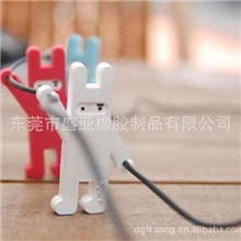 创意可爱小狗绕线器/硅胶绕线器/耳机绕线器