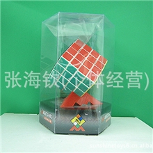 7CM四阶塑料ABS白贴片魔方儿童智力魔方