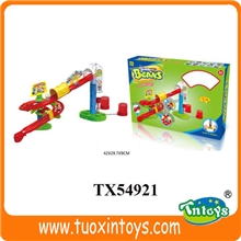 【热卖】气动轨道跳豆疯狂筋豆魔豆益智玩具竞技类玩具