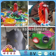 鲤鱼跳龙门儿童轨道小火车滑行龙桑巴气球中小型游乐设备