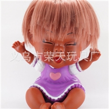 RX1小额批发现货喜怒哀乐娃娃存钱罐时尚可爱塑胶娃娃玩具