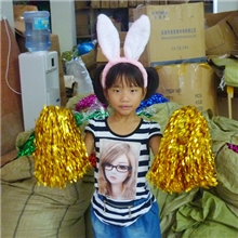 50克手柄拉拉队花球啦啦花球拉拉队用品啦啦操花球助威用品