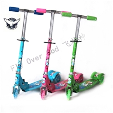 飞越神全闪光三轮滑板车儿童三轮二轮踏板轮滑车四轮滑滑车