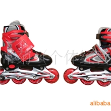 国俊众博铝合金支架、pu轮、前闪溜冰鞋（901A）旱冰鞋轮滑鞋