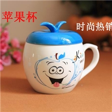 【厂家直销】批发个性礼品杯陶瓷杯子时尚热销苹果杯0592