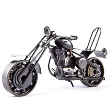 【厂家供应】铁艺摩托车中号铁艺车模模型创意家居礼品摆件806