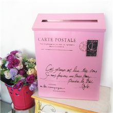 彩色铁皮信箱复古箱趣味意见箱信报箱抽奖箱厂价直销