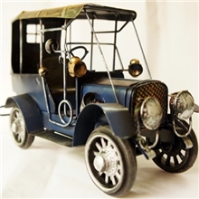 纯手工复古怀旧铁皮铁艺老爷车模型送男友礼物品家居装饰