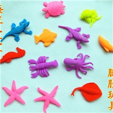 厂家直销5厘米中号混合海洋宝宝膨胀泡大海洋宝宝玩具批发