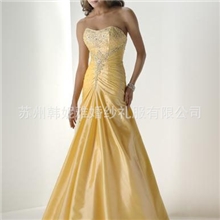 厂家批发供应2013抹胸款晚礼服，短礼服，敬酒服来图定制一件起订