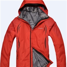 2011新款热卖三层压胶男士两件套高端冲锋衣超正品质可定做