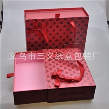 厂家直销三号带提手抽屉盒、喜糖盒、提手盒、手提盒