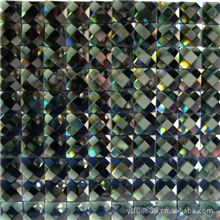 厂家直销13面水晶马赛克贴片，直边多面玻璃马赛克，网格面马赛克