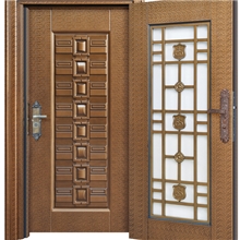 精雕钣复合门双层门钢艺门成辉达生产