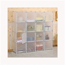 供应16格DIY魔片自由组合宝宝衣柜婴儿柜大号收纳柜储物柜