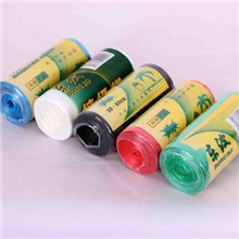 高档50只装厂家直销环保垃圾袋批发点断连卷袋全新料垃圾袋