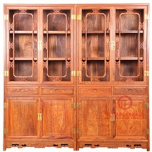 古典红木明式书柜花梨木书架中式仿古实木明式书柜厂家直批